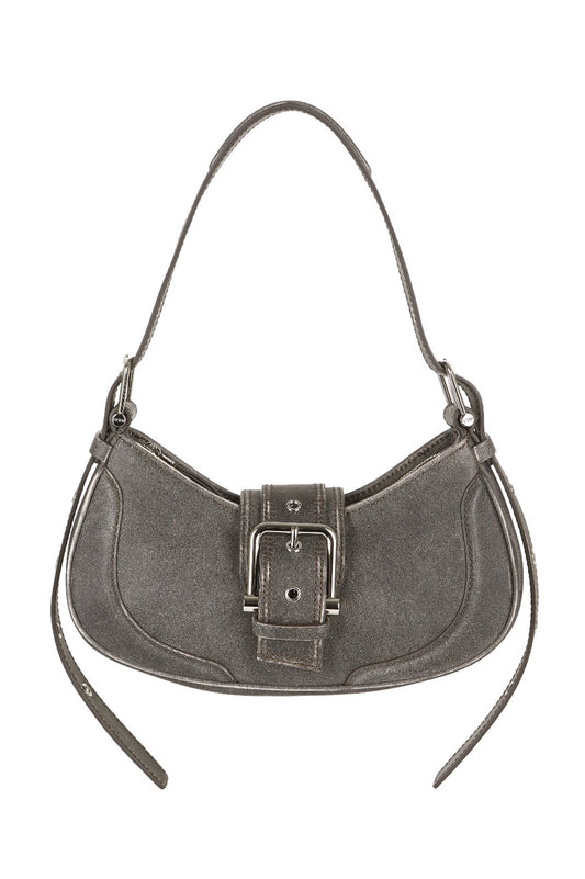 Osoi-Vintage Hobo Brocle Bag Brown-dgallerystore