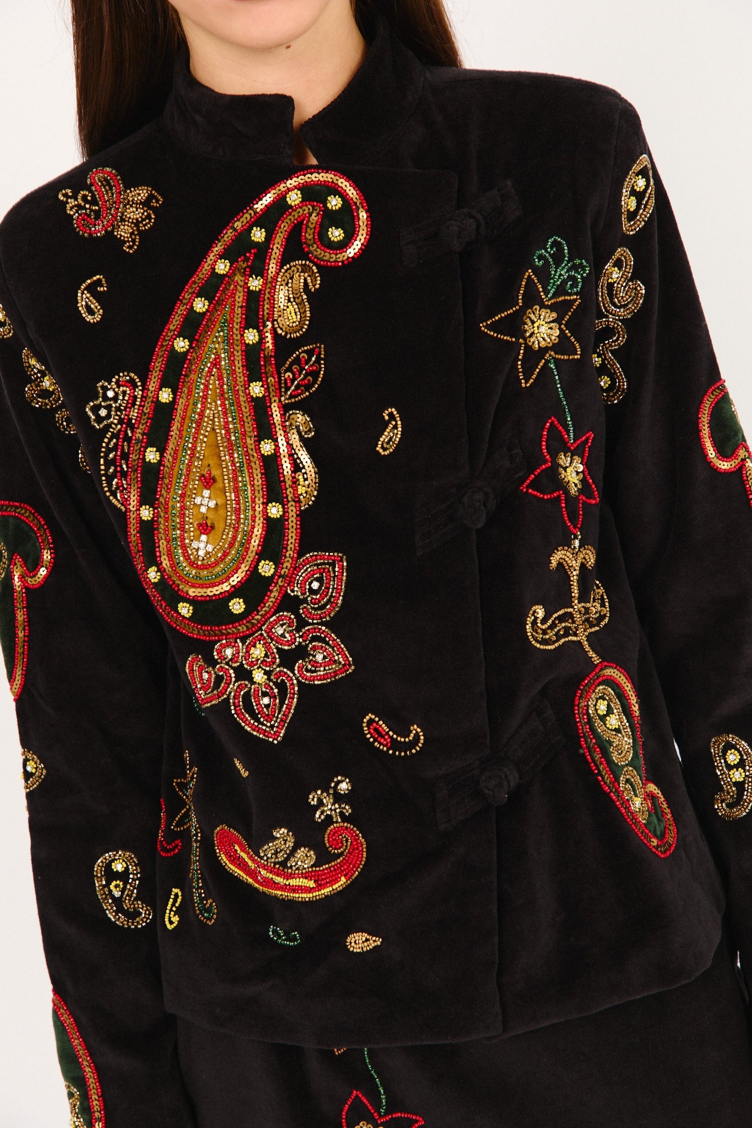Philippa 1970-Angela black jacket-dgallerystore