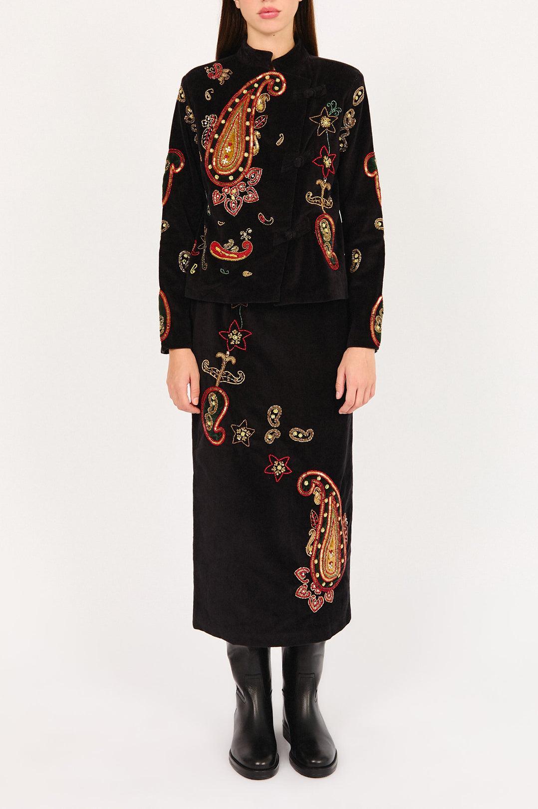 Philippa 1970-Angela black jacket-dgallerystore
