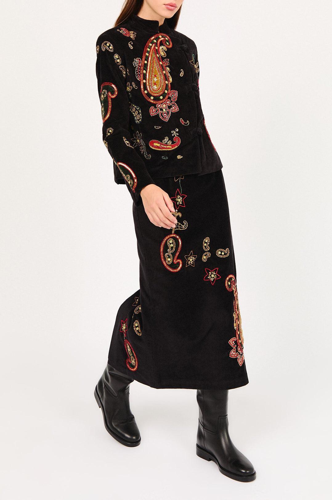 Philippa 1970-Angela black jacket-dgallerystore
