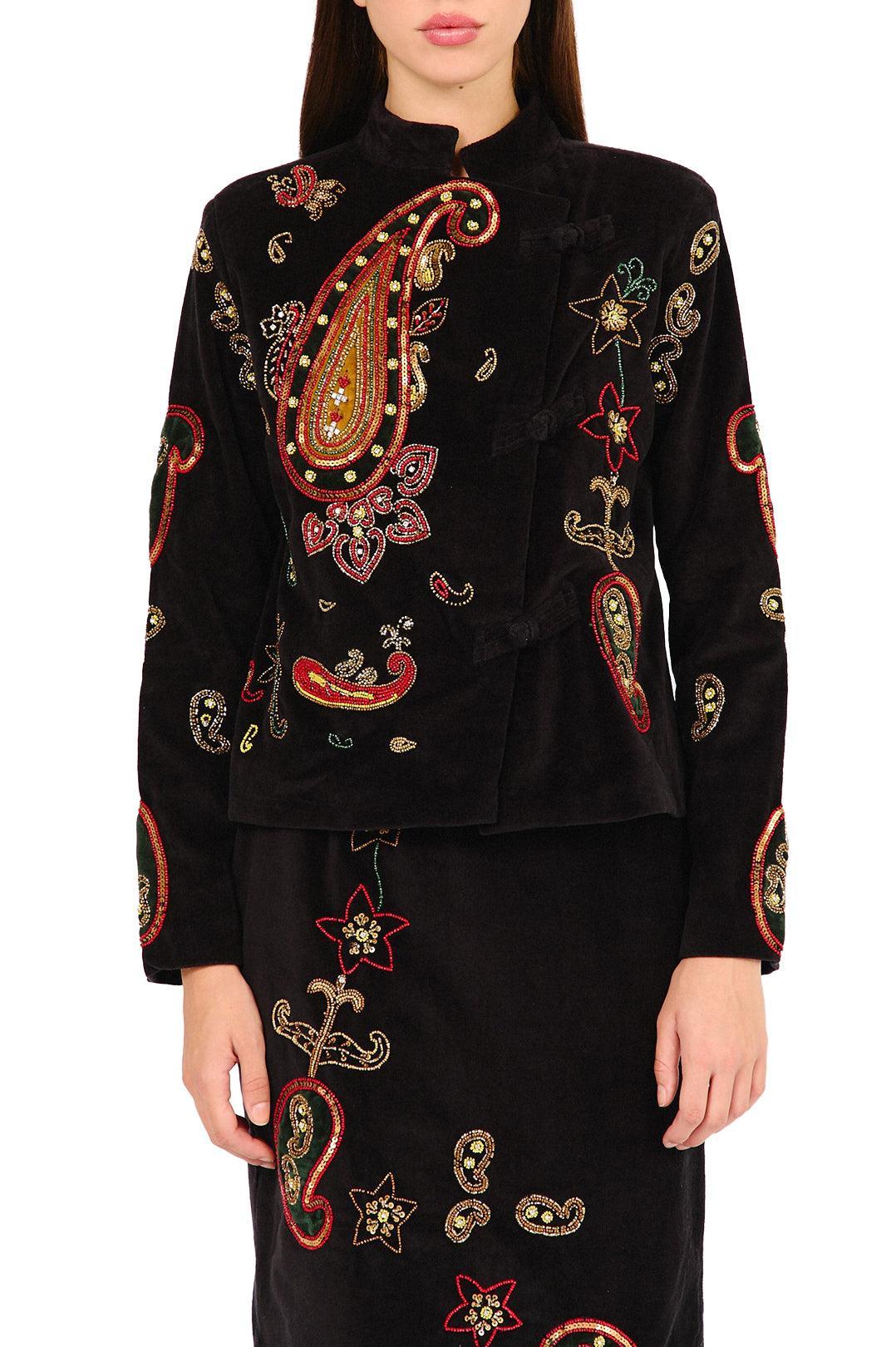 Philippa 1970-Angela black jacket-dgallerystore