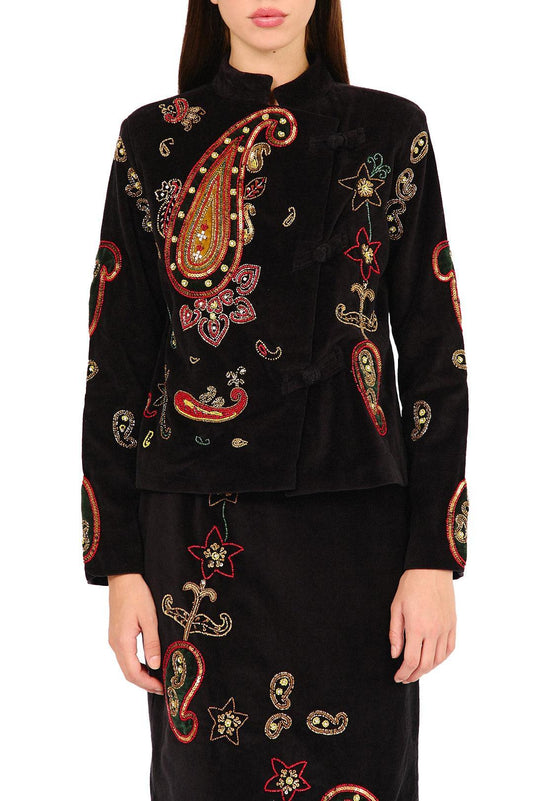 Philippa 1970-Angela black jacket-dgallerystore