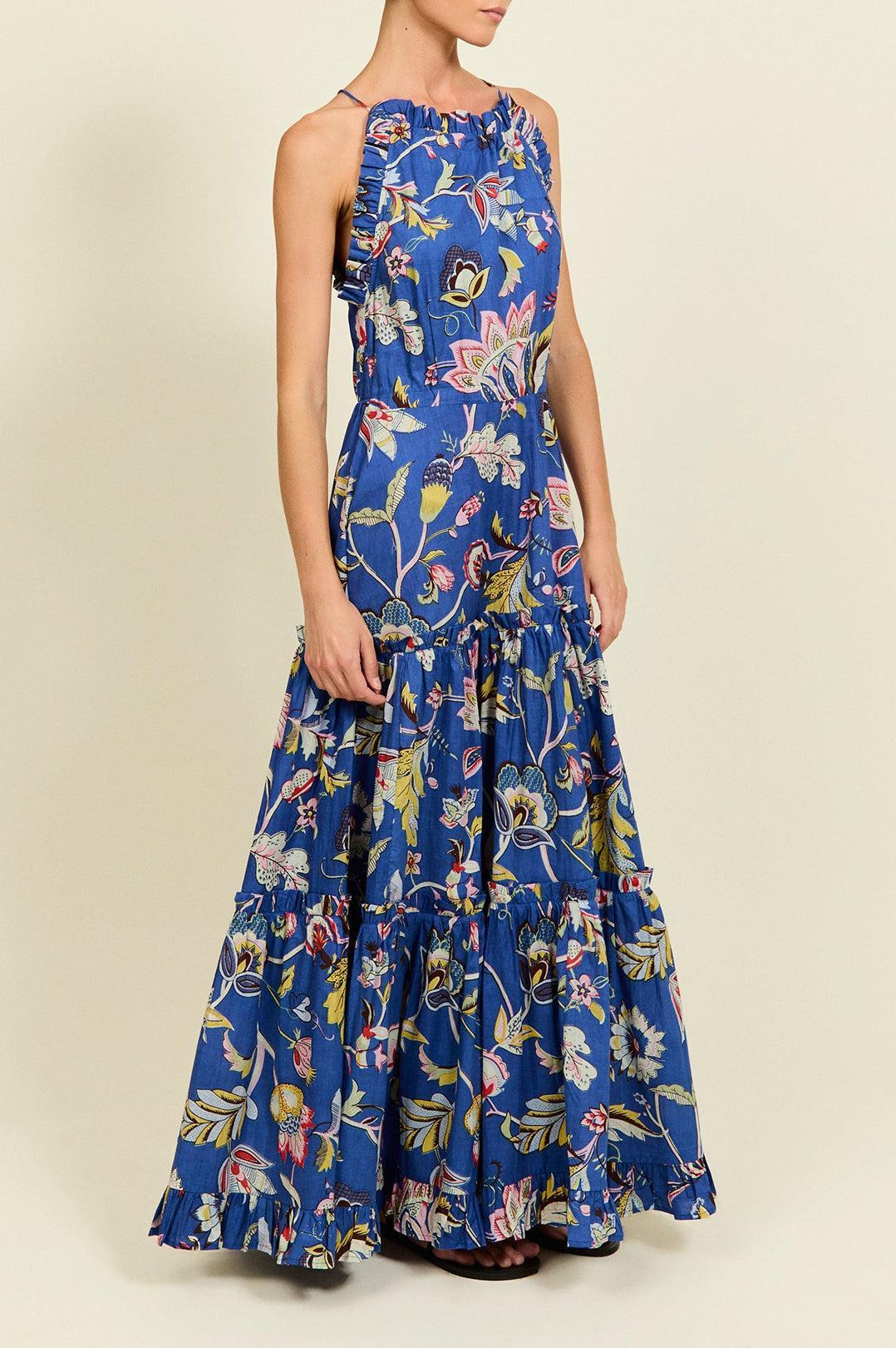Philippa 1970-Dress Shiloh Light Blue-dgallerystore