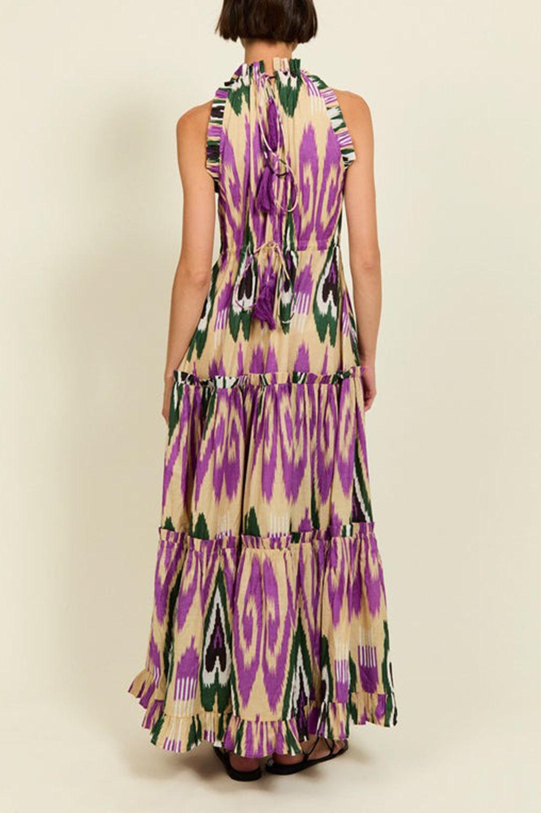 Philippa 1970-Shiloh Ikat Dress-dgallerystore
