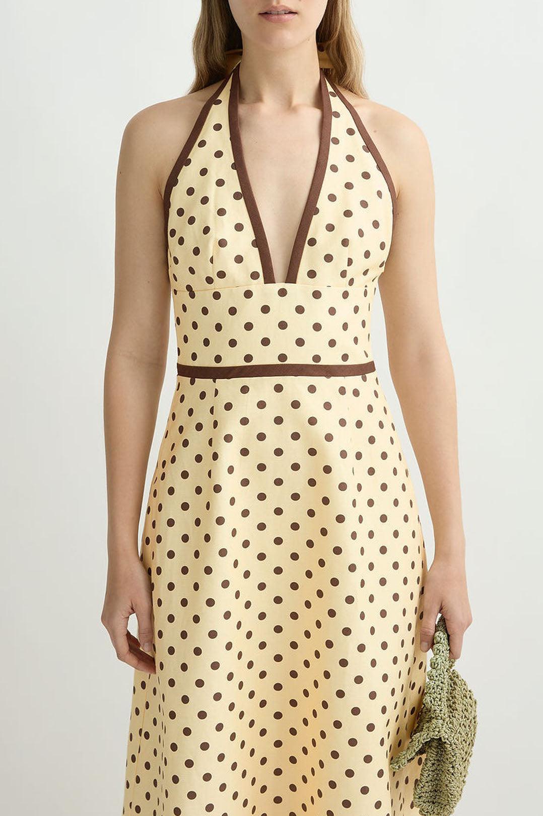 Posse-Bowie dress vanilla choc-dgallerystore