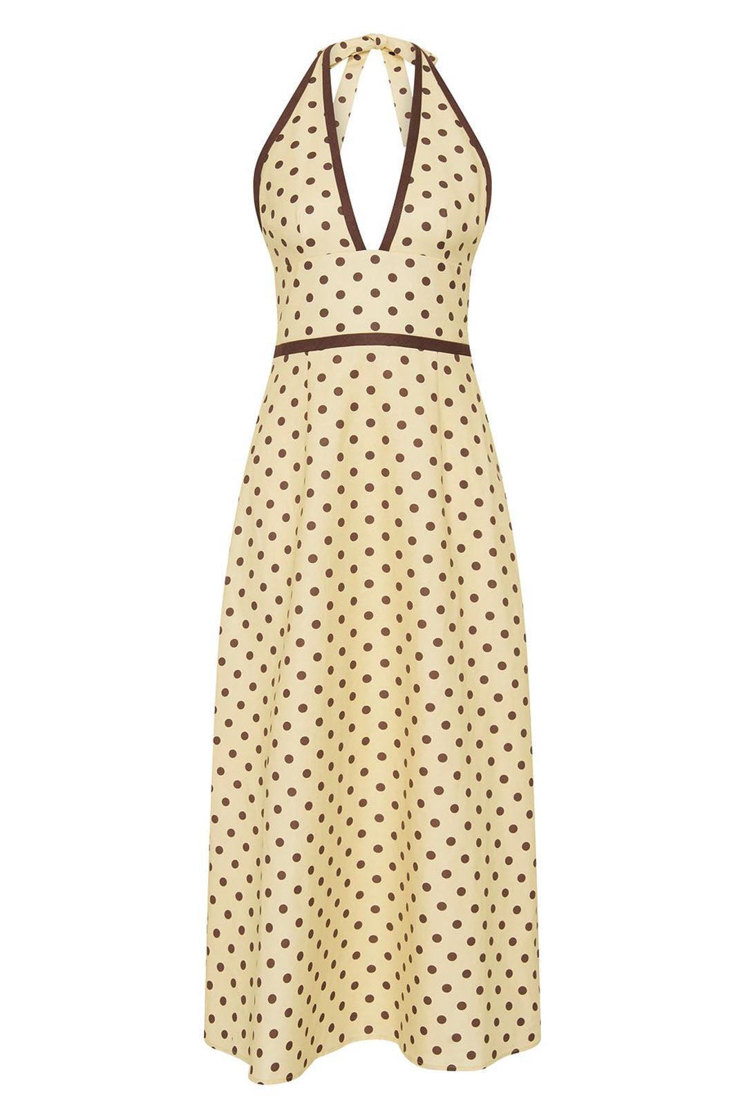 Posse-Bowie dress vanilla choc-dgallerystore