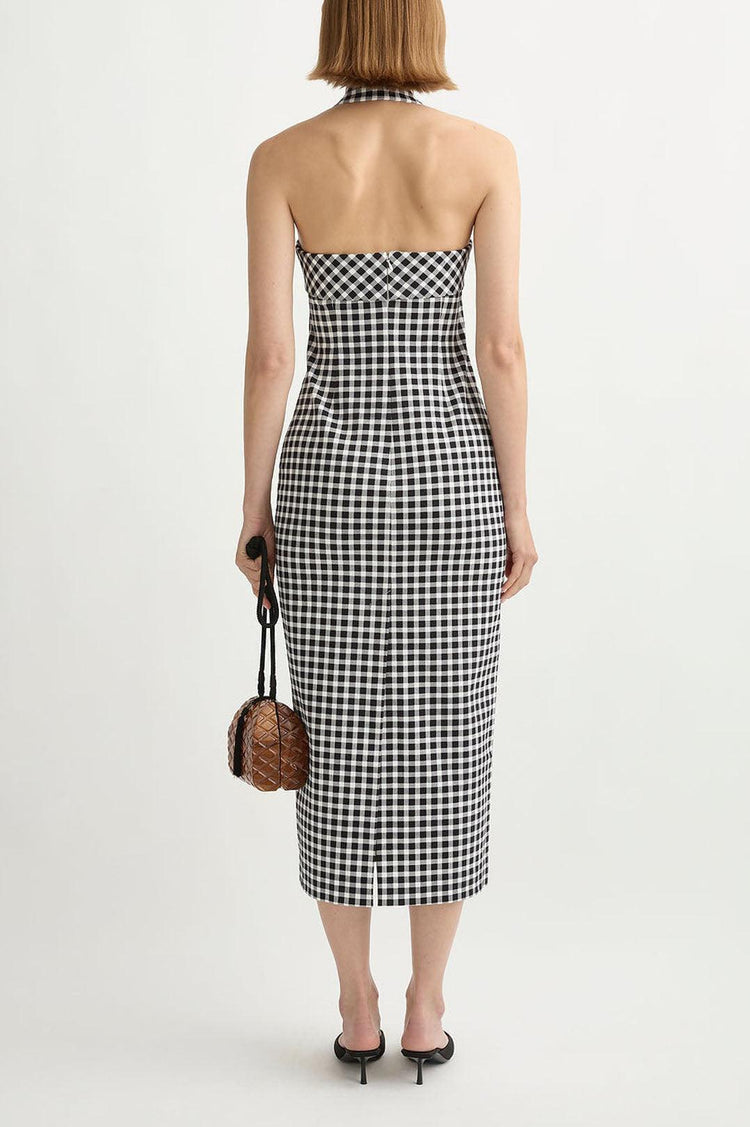 Posse-Chiara dress black white-dgallerystore