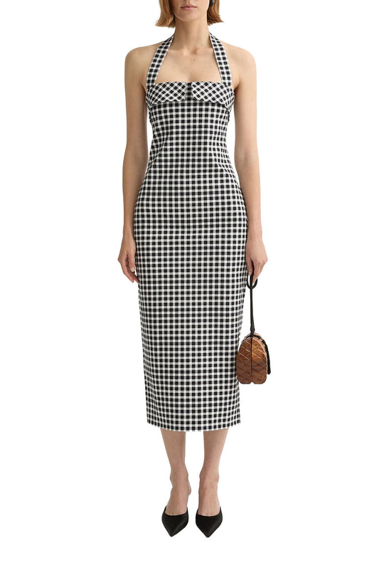 Posse-Chiara dress black white-dgallerystore