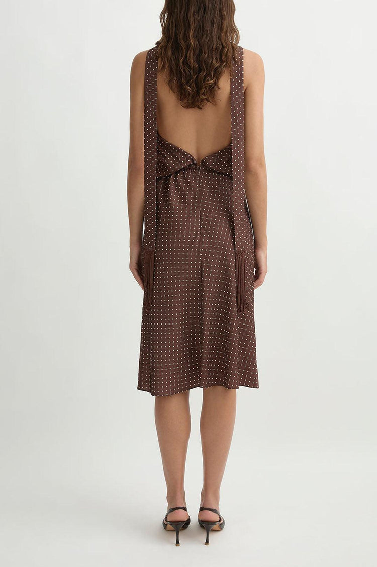 Posse-Phoebe dress choc vanilla-dgallerystore