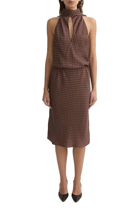 Posse-Phoebe dress choc vanilla-dgallerystore