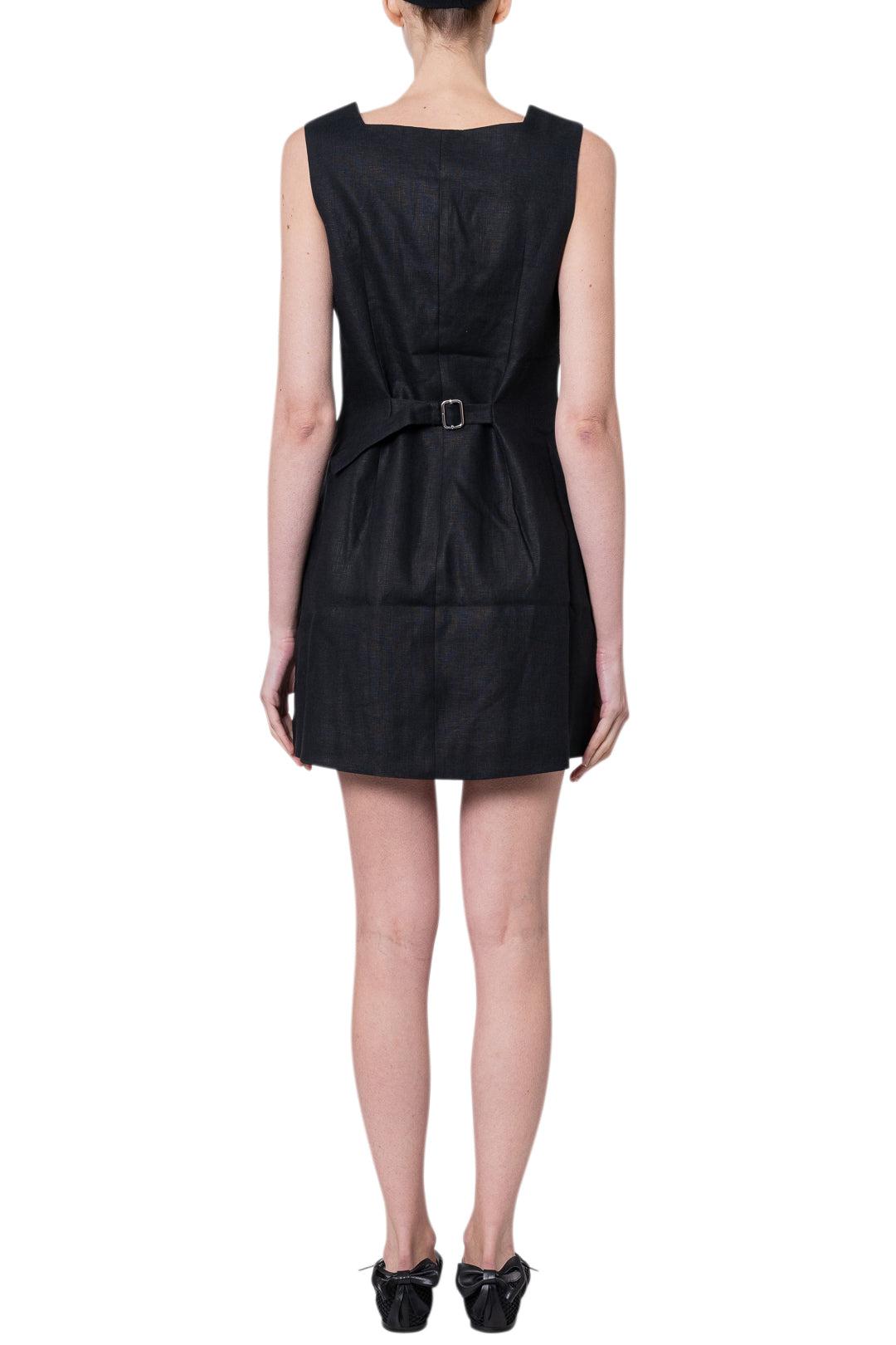 Posse-RIO BUTTON MINI DRESS-dgallerystore