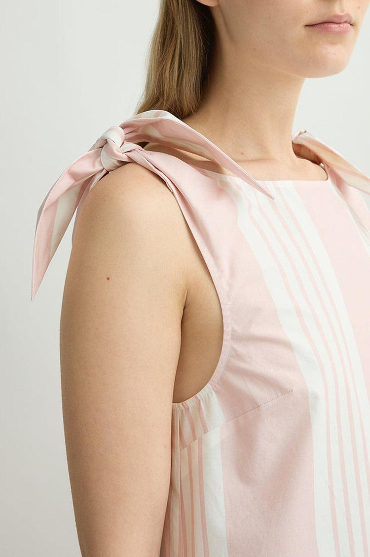 Posse-Rosie mini dress pink stripe-dgallerystore