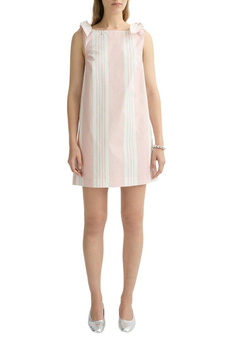 Posse-Rosie mini dress pink stripe-dgallerystore