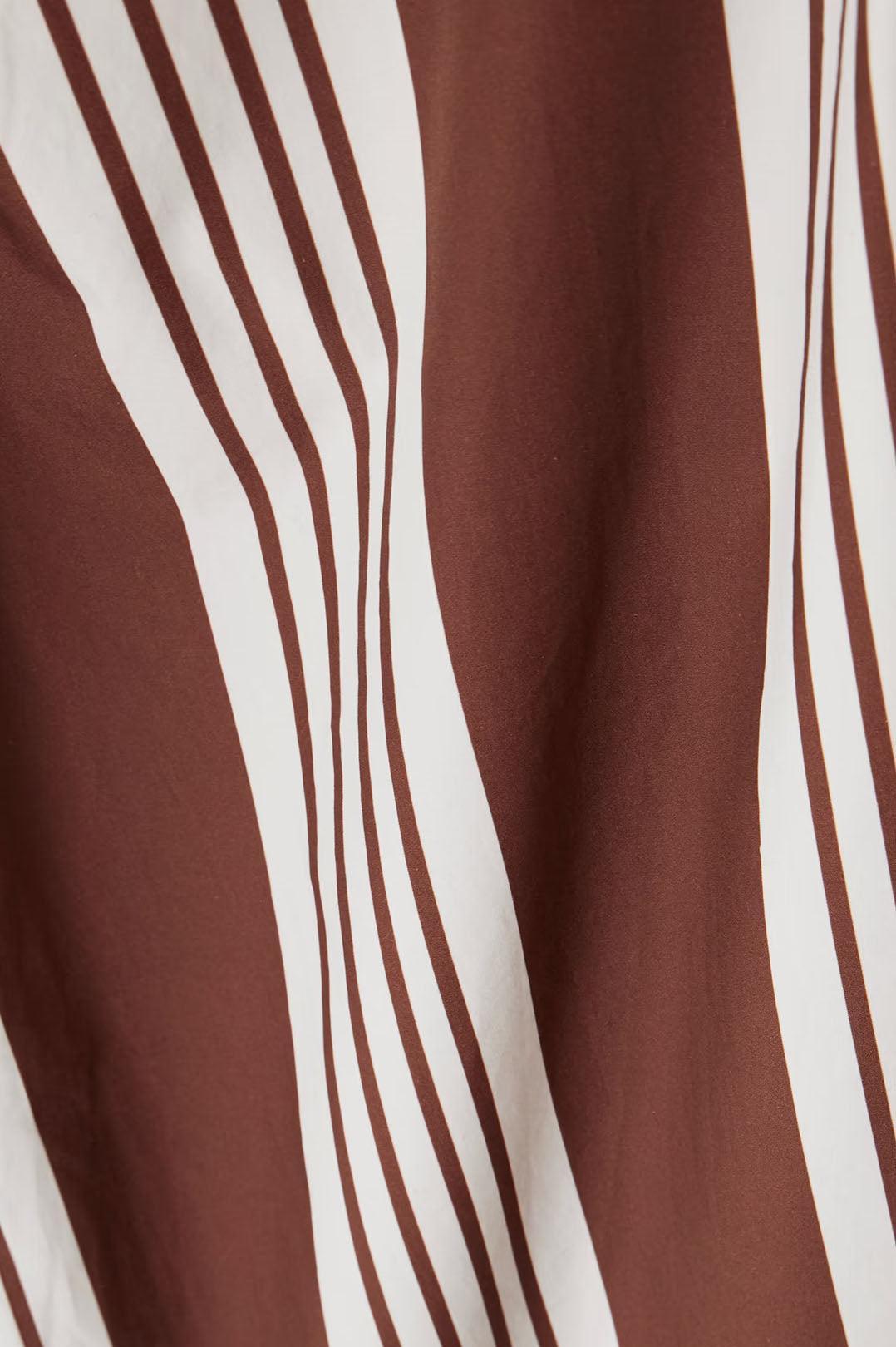 Posse-Rosie tie detailed striped cotton mini dress-dgallerystore