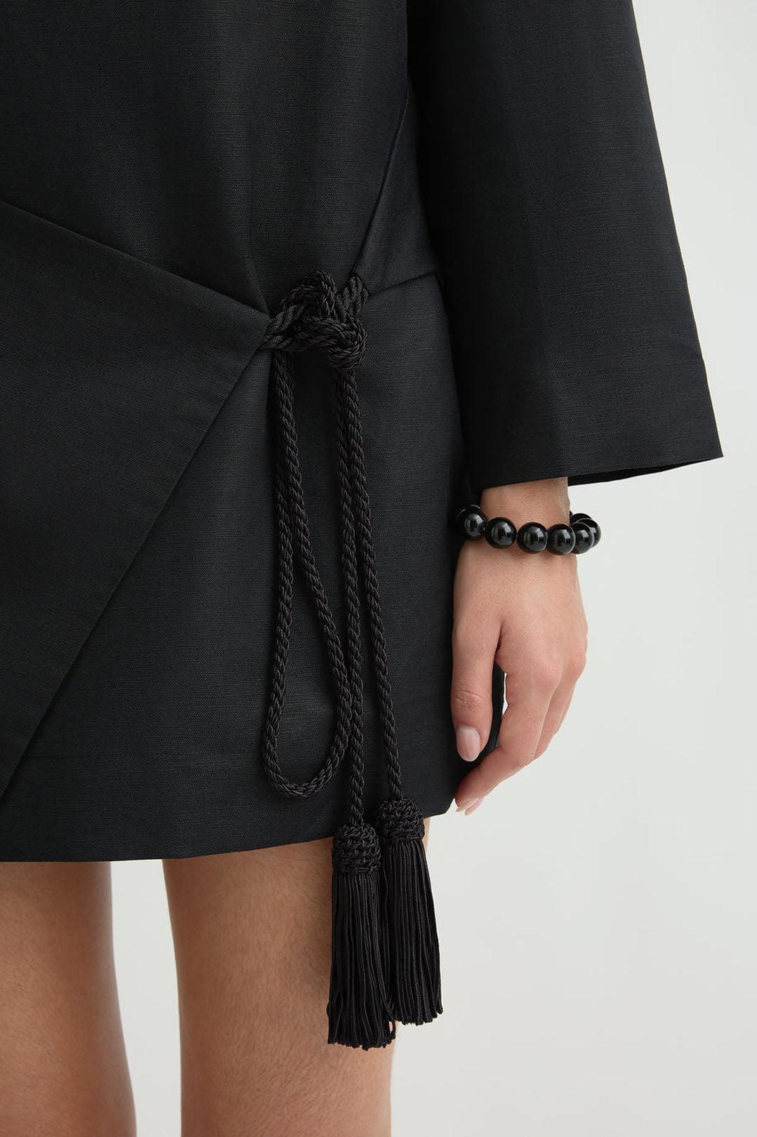 Posse-Yvette kaftan black-dgallerystore