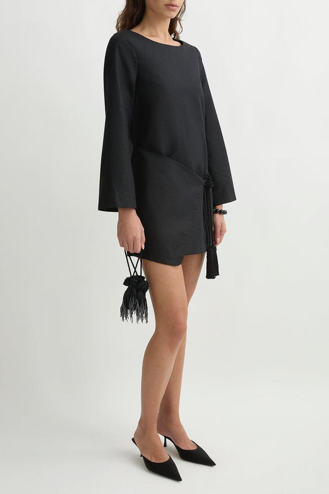 Posse-Yvette kaftan black-dgallerystore