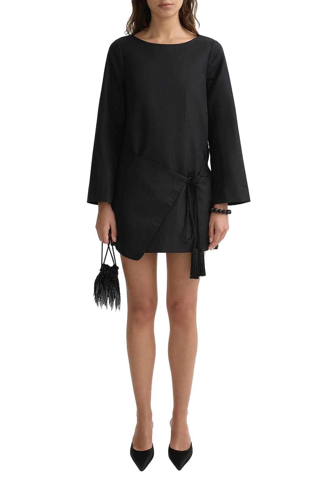 Posse-Yvette kaftan black-dgallerystore