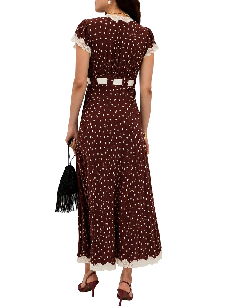Rixo-13029918 rixo marlice dress layla dot brown-dgallerystore