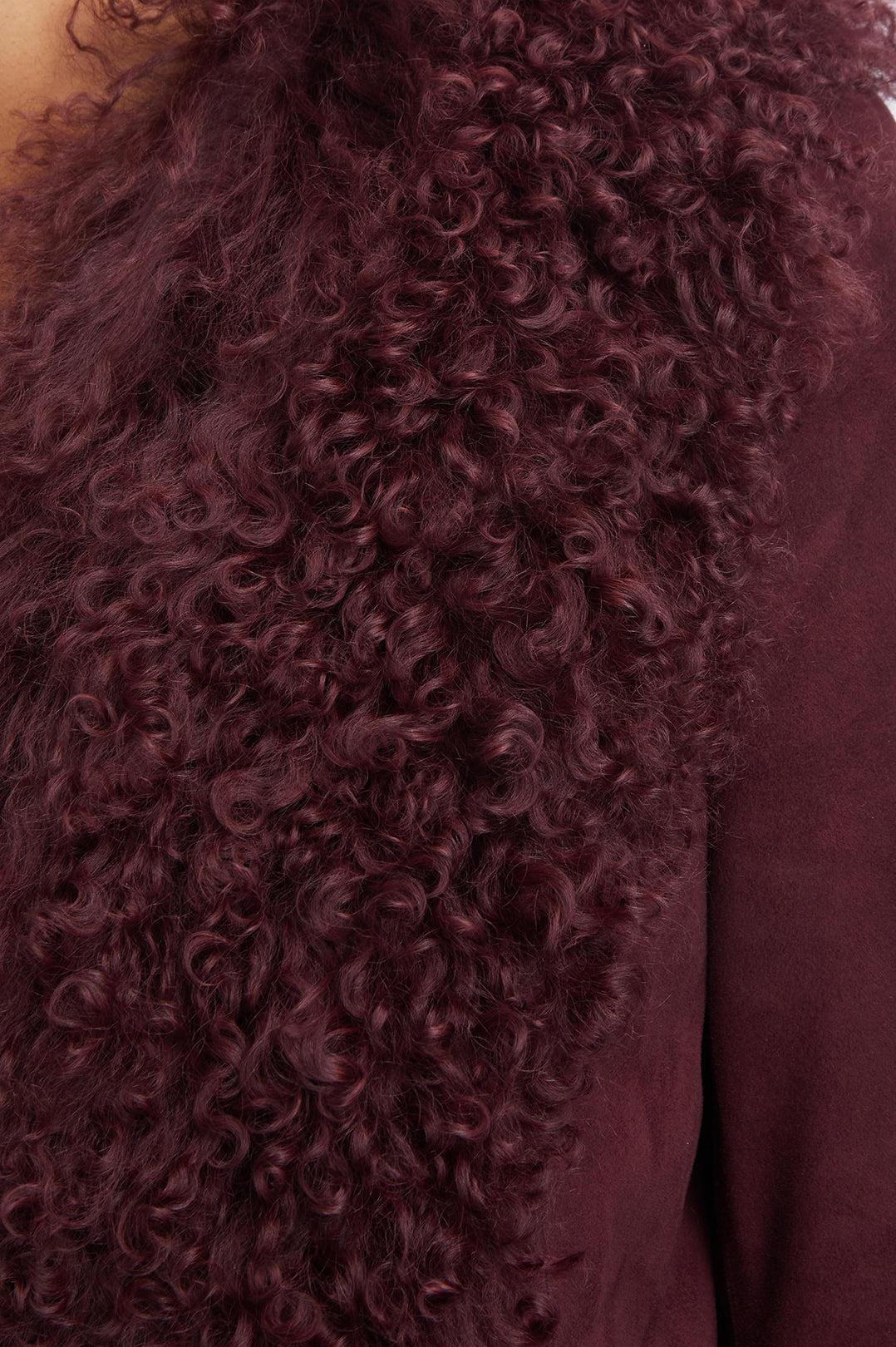 Rixo-Sammy Maroon Suede Jacket-dgallerystore