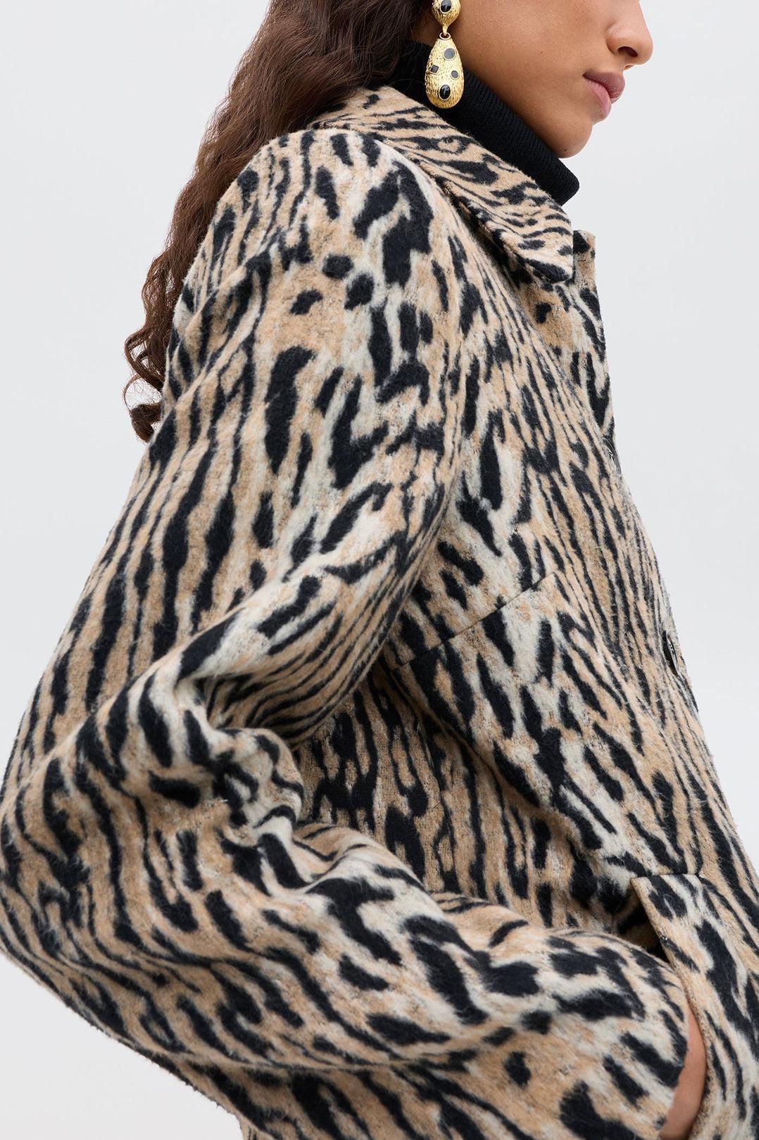 Rixo-Tommie Leopard Jacket-dgallerystore