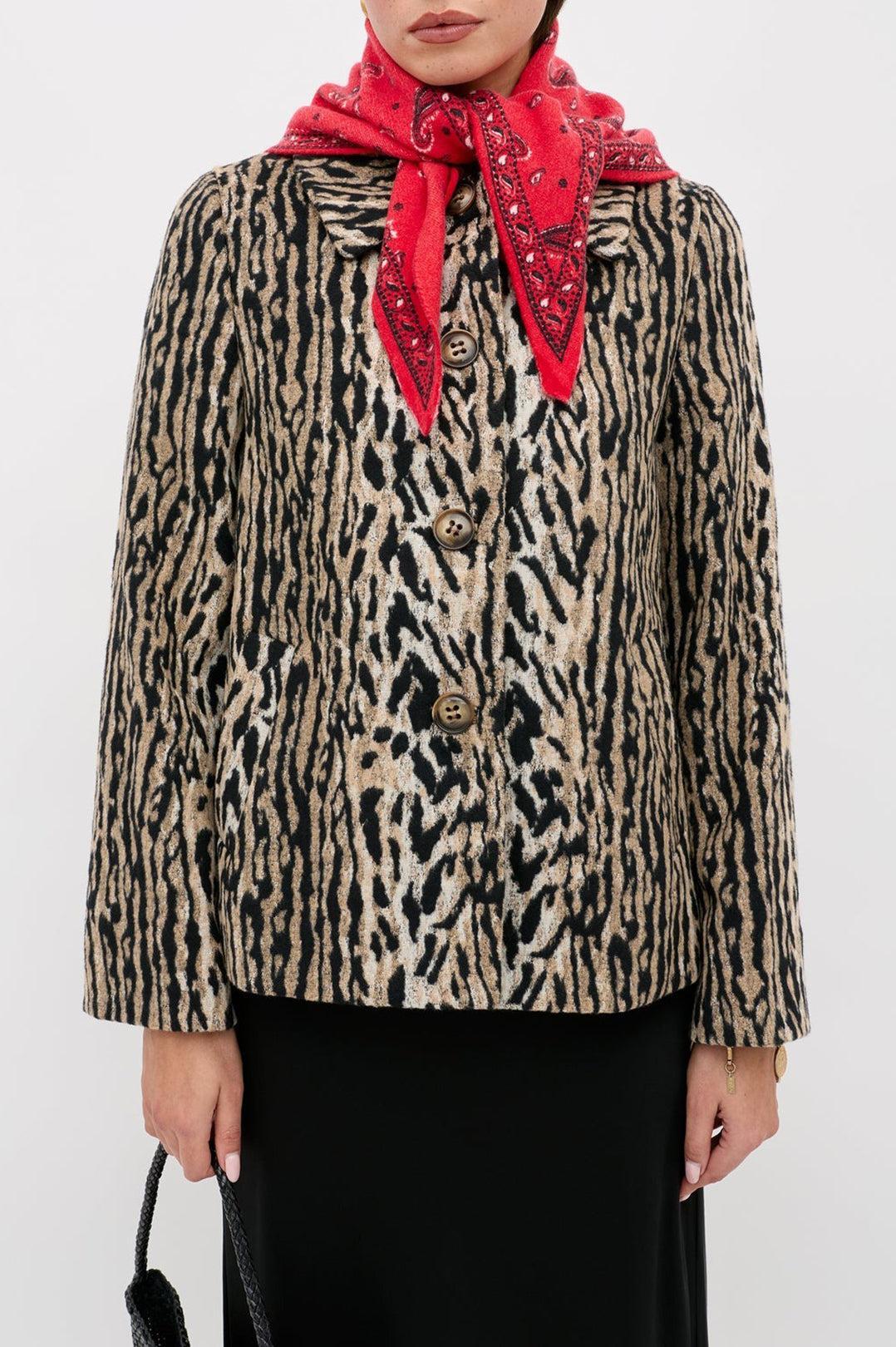 Rixo-Tommie Leopard Jacket-dgallerystore