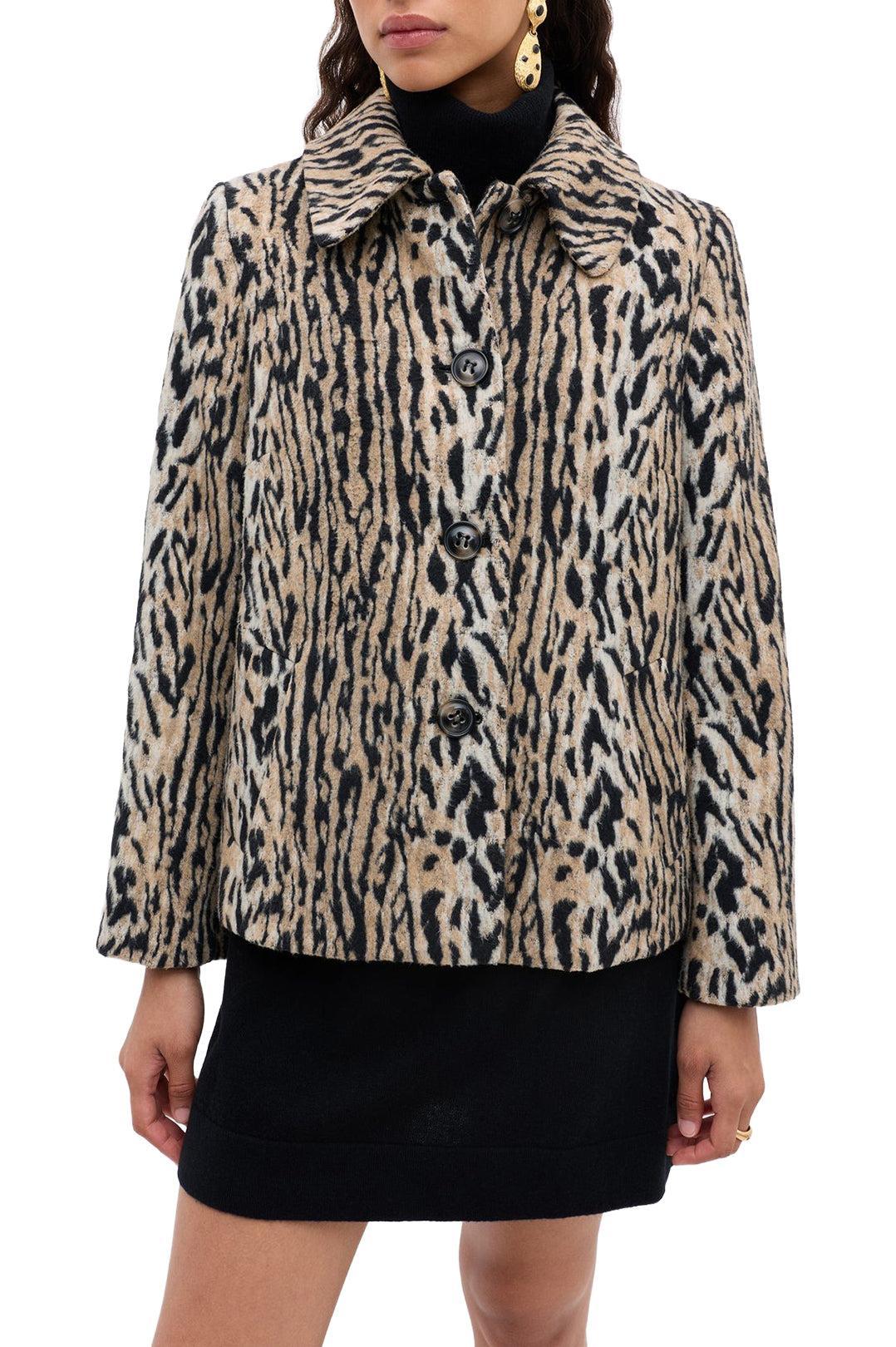Rixo-Tommie Leopard Jacket-dgallerystore