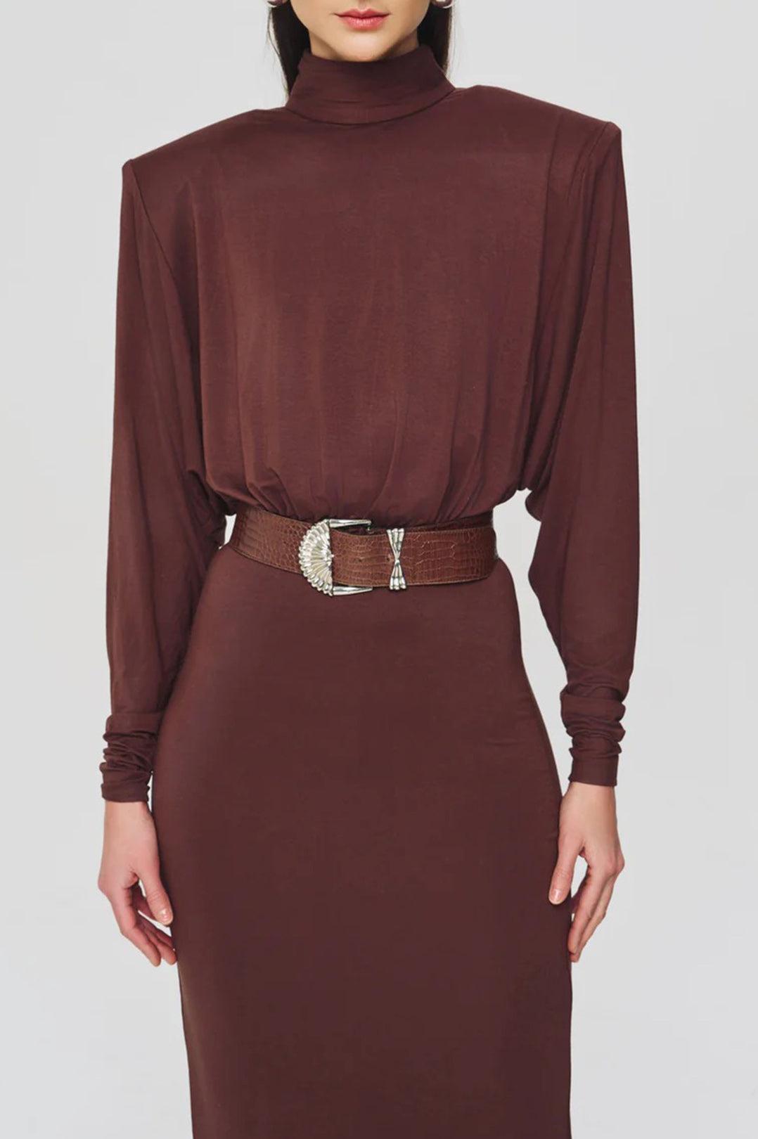 Ronny Kobo - Bruges dress - 4484475MDJ Bruges dress - browm "D___GALLERY" Ronny Kobo - Bruges dress - 4484475MDJ Bruges dress - browm "D___GALLERY"