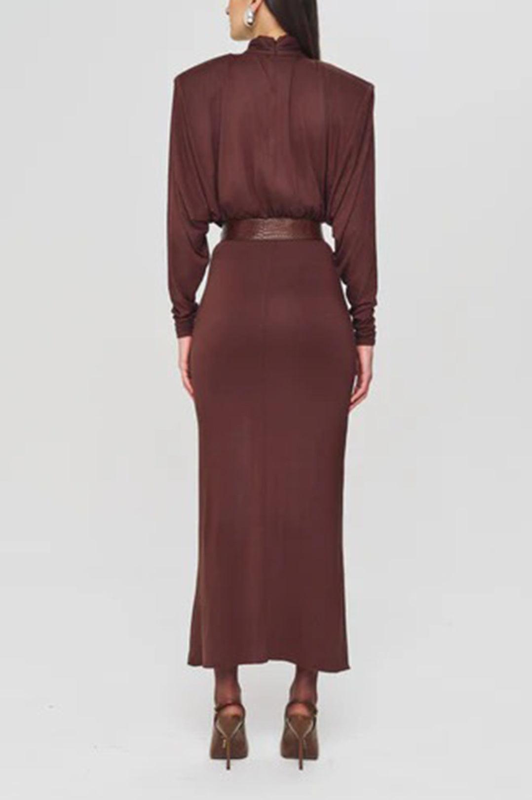 Ronny Kobo - Bruges dress - 4484475MDJ Bruges dress - browm  "D___GALLERY"