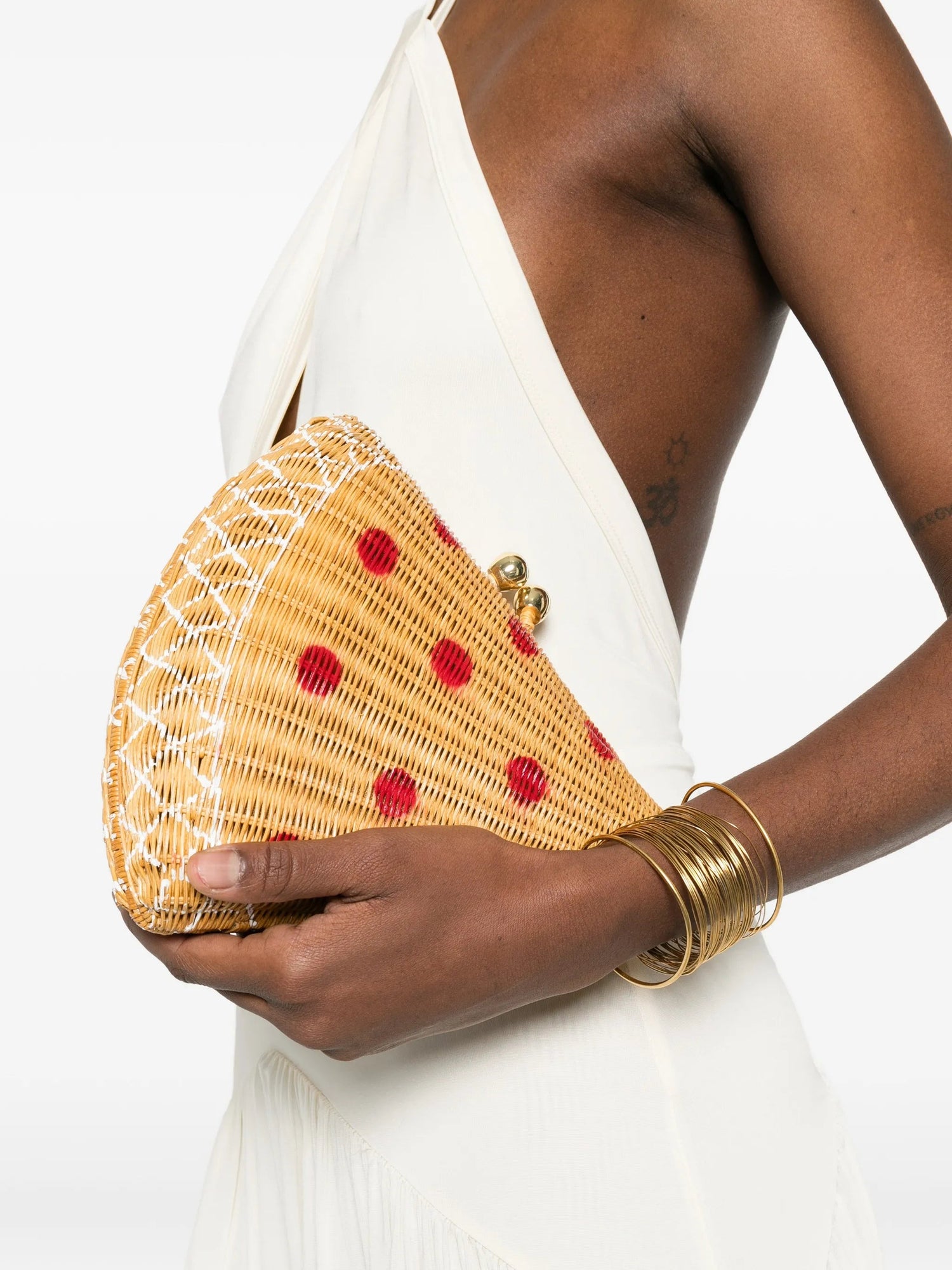 Serpui-Serpui pizza clutch bag 316653-dgallerystore