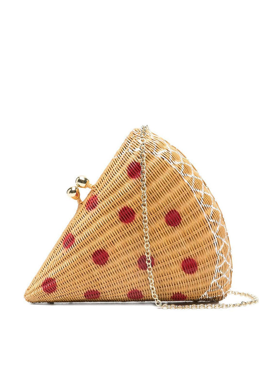 Serpui-Serpui pizza clutch bag-dgallerystore