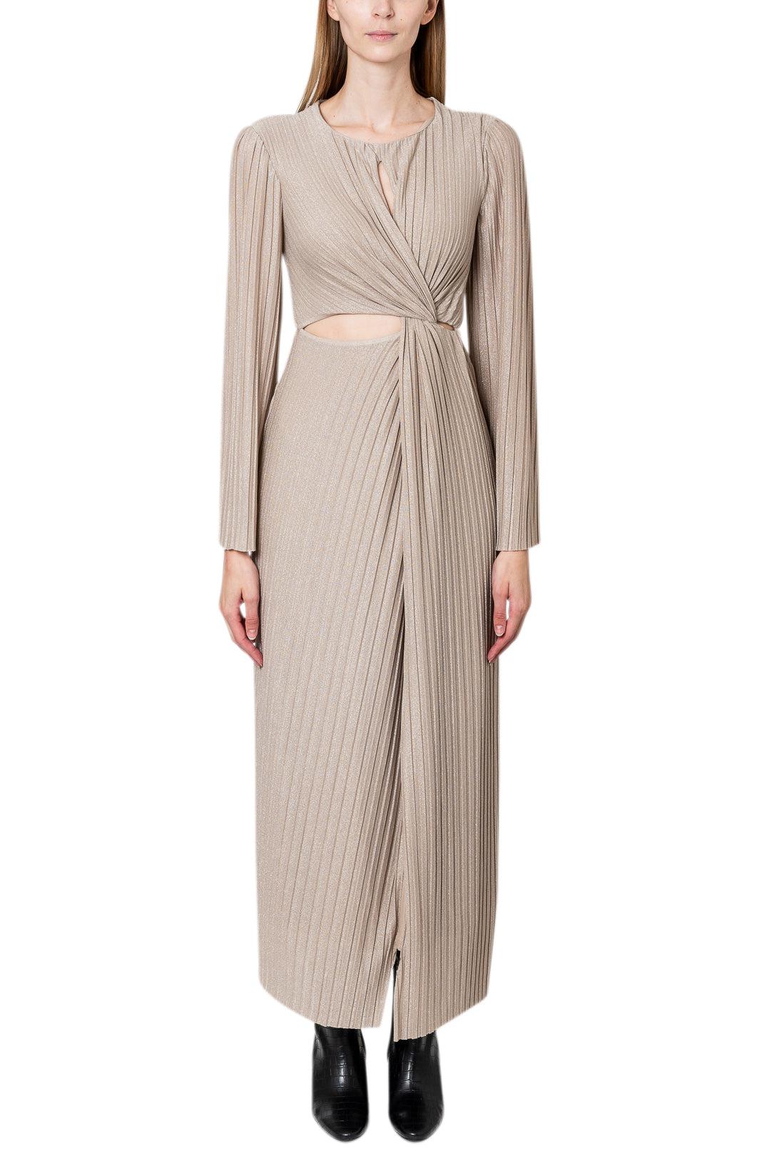 Significant Other-Kyla cut-out pleated dress-dgallerystore