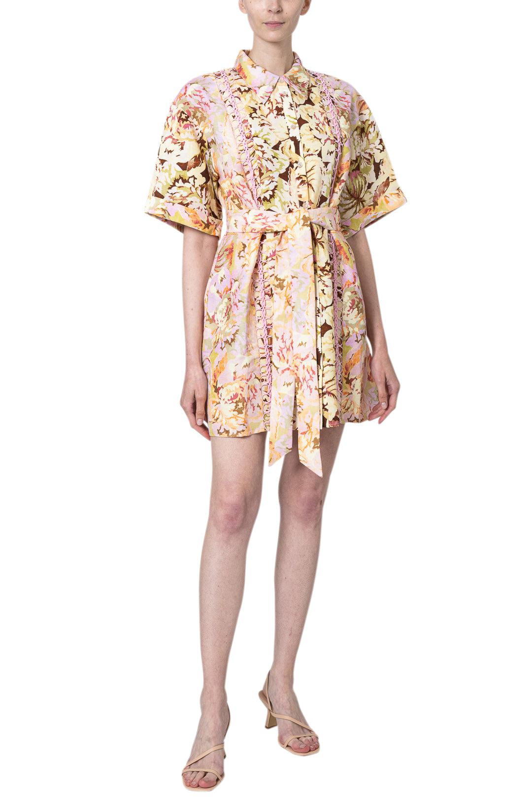 Significant Other-Nicole Shirt Dress-SS2401143D-PRT-dgallerystore