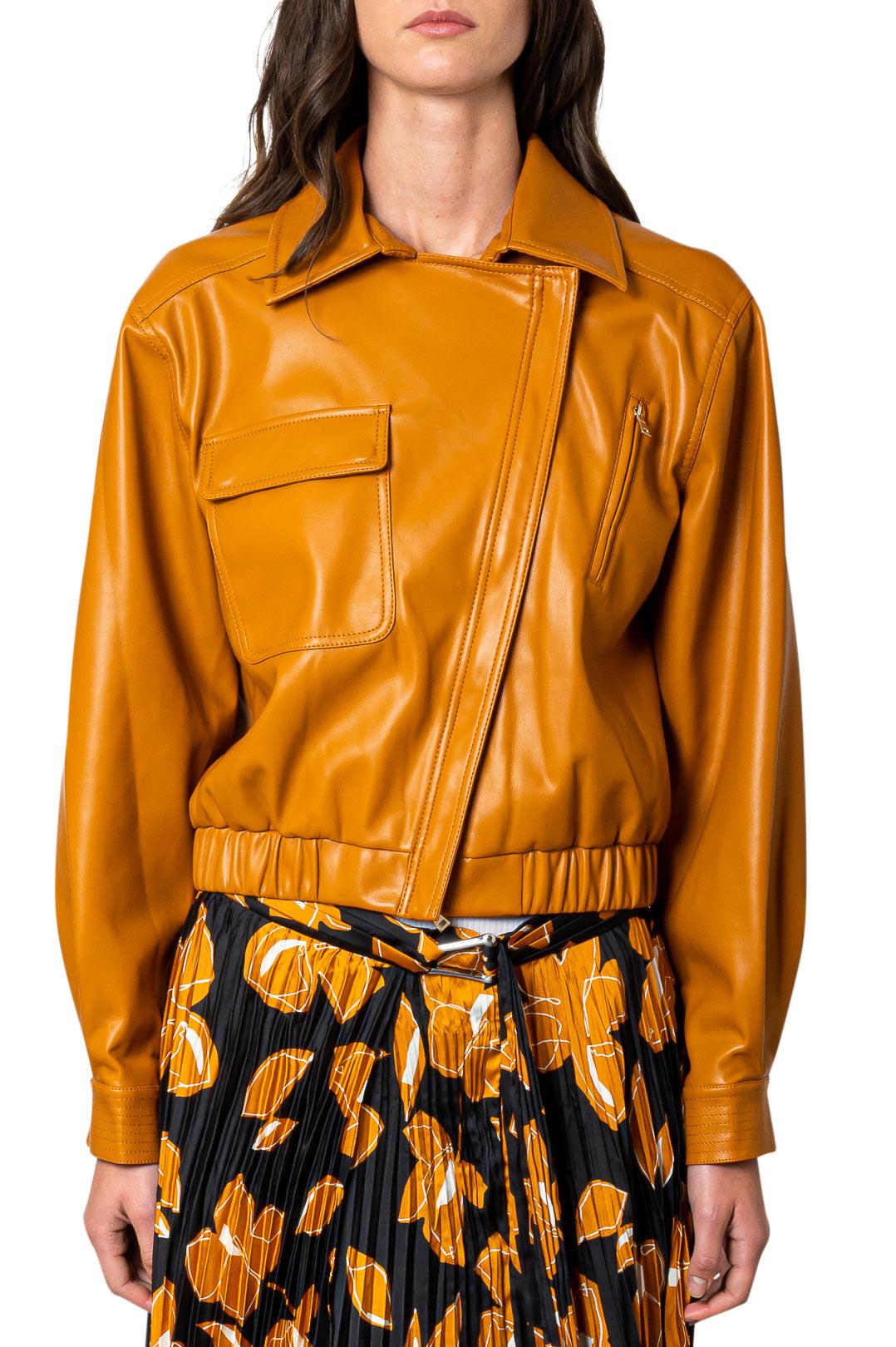 Simkhai-Eco-leather biker jacket-dgallerystore