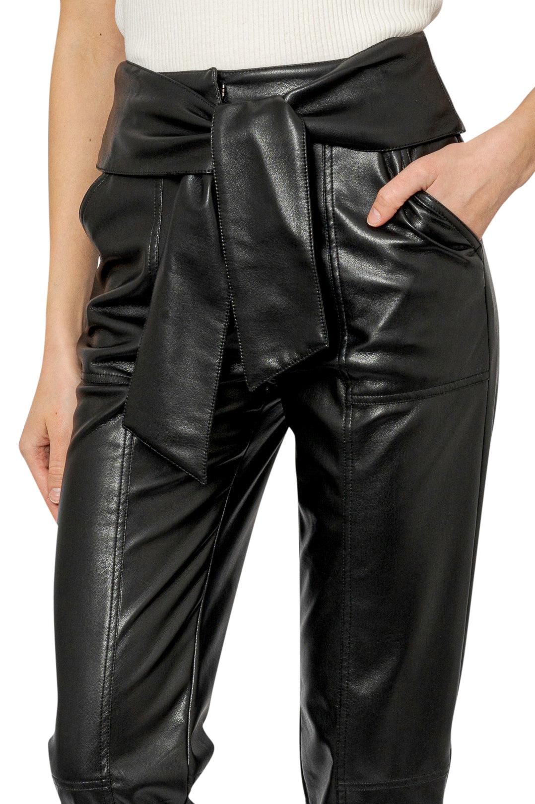 Simkhai-Eco-leather trousers-dgallerystore