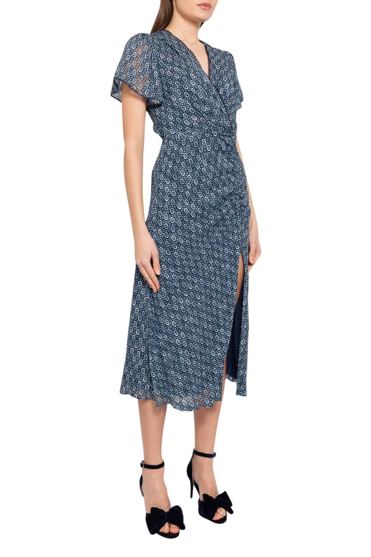 Simkhai-Flared long dress with slit-dgallerystore