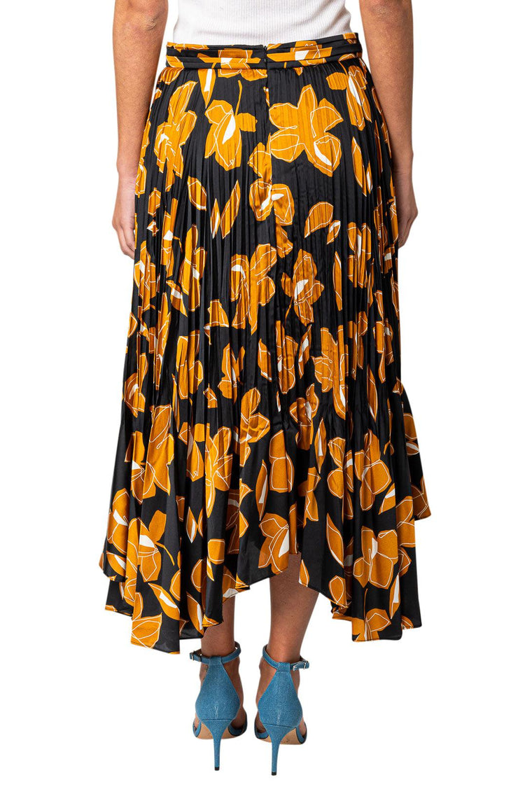 Simkhai-Floral ruffled long skirt-422-3015-M-dgallerystore