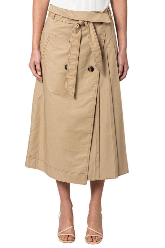 Simkhai-Pleated long skirt-420-3017-B-dgallerystore
