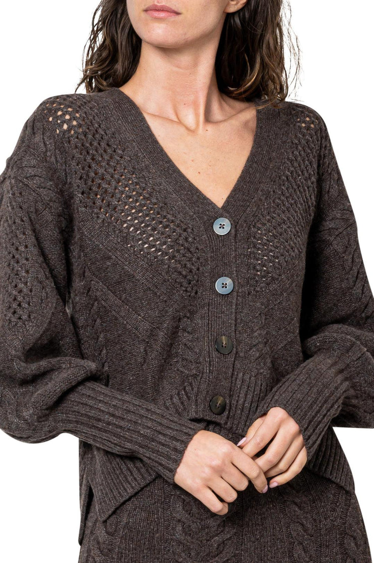 Simkhai-Wool cardigan with cut-out detail-521-6023-K-dgallerystore