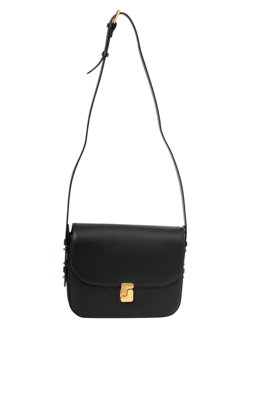 Soeur-Bellissima Maxi Black Glacè Leather Bag-SEM1115_f24-dgallerystore