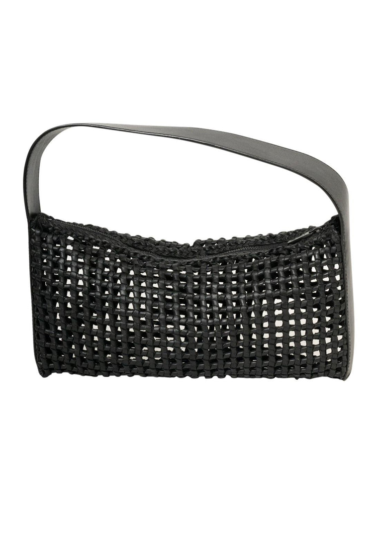 St. Agni-Macrame Mesh Bag-S24-006BLK-dgallerystore