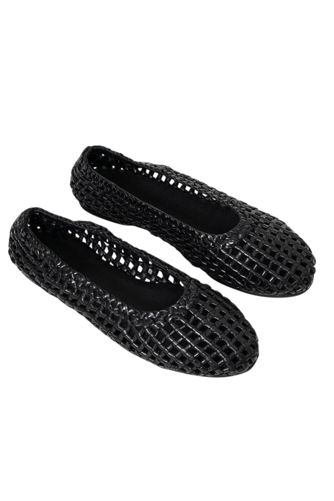 St. Agni-Macrame Mesh Ballet Flats-dgallerystore