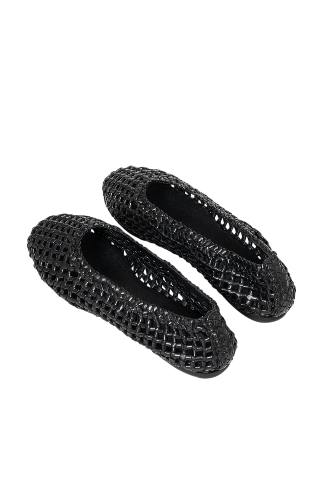 St. Agni-Macrame Mesh Ballet Flats-dgallerystore