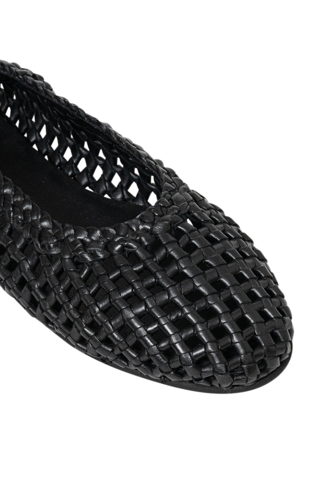 St. Agni-Macrame Mesh Ballet Flats-dgallerystore