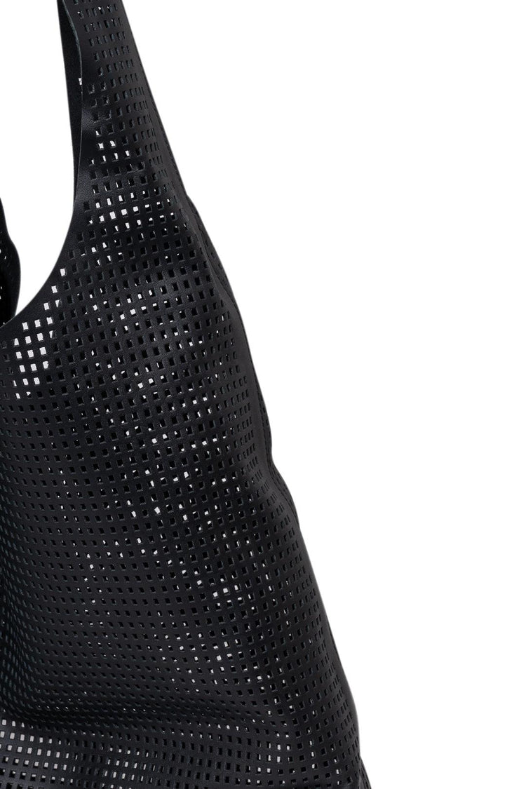 St. Agni-PERFORATED SOFT TOTE-R25-017BLK-dgallerystore