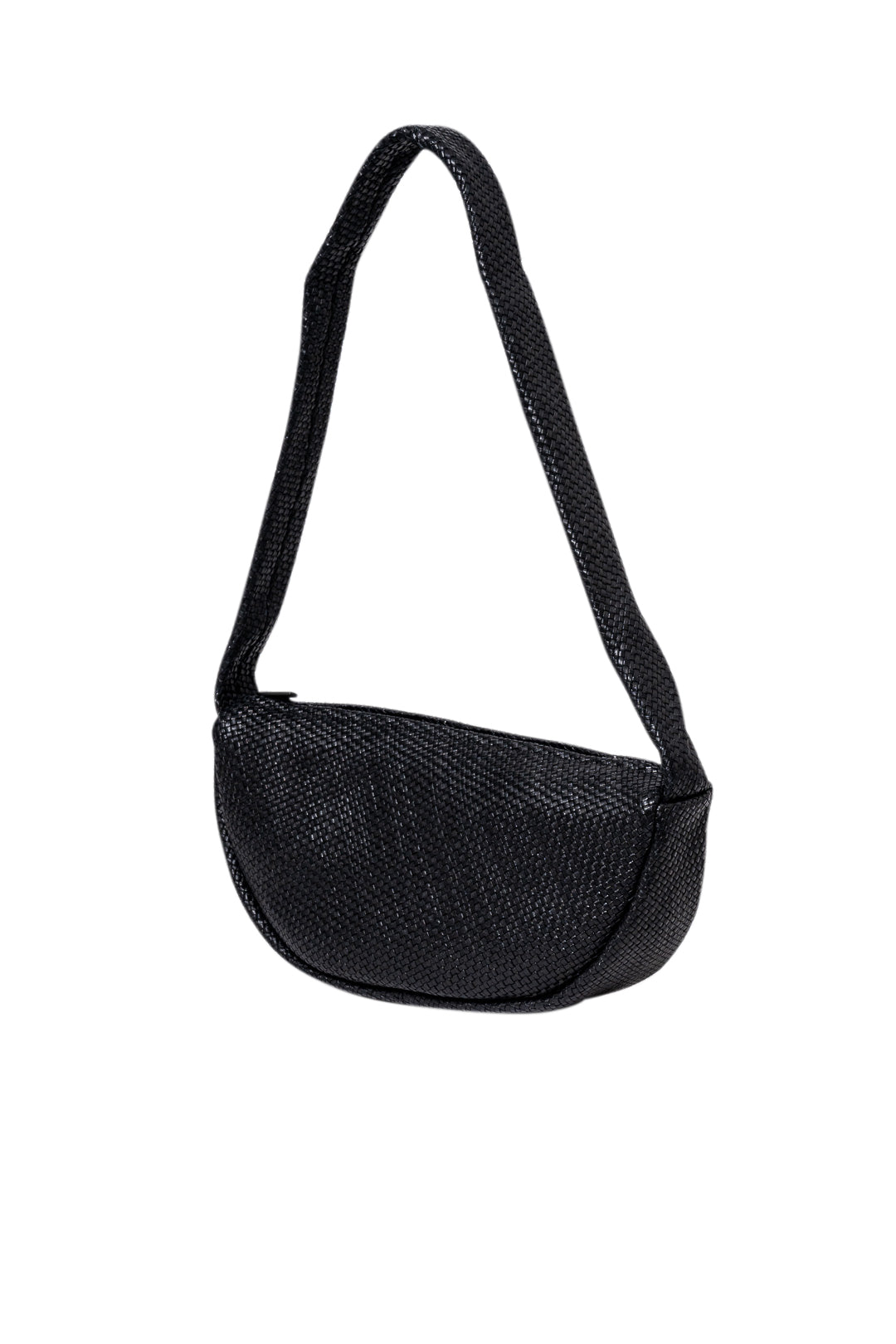 St. Agni-WOVEN CRESCENT BAG-R23-088BLK-dgallerystore