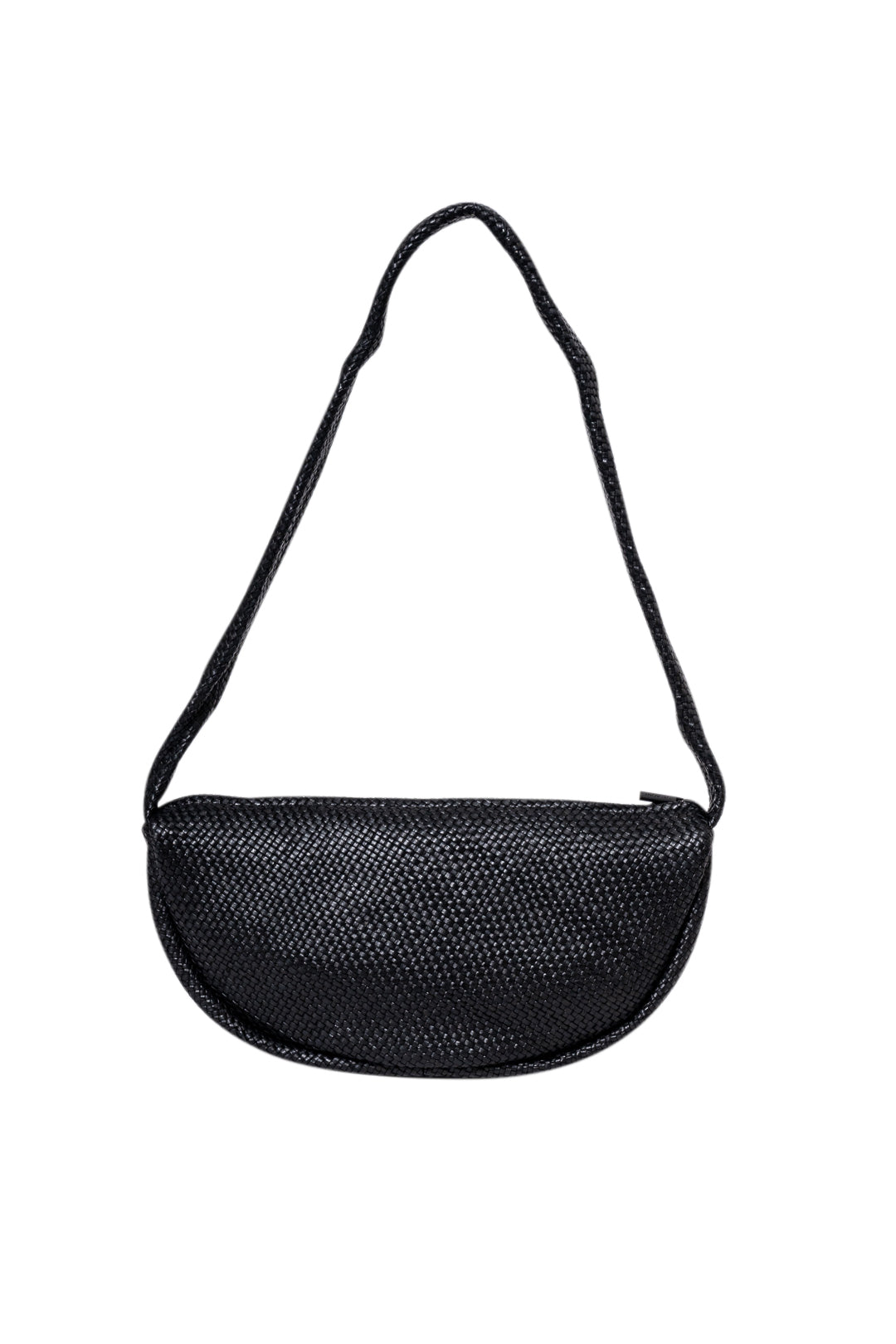 St. Agni-WOVEN CRESCENT BAG-R23-088BLK-dgallerystore