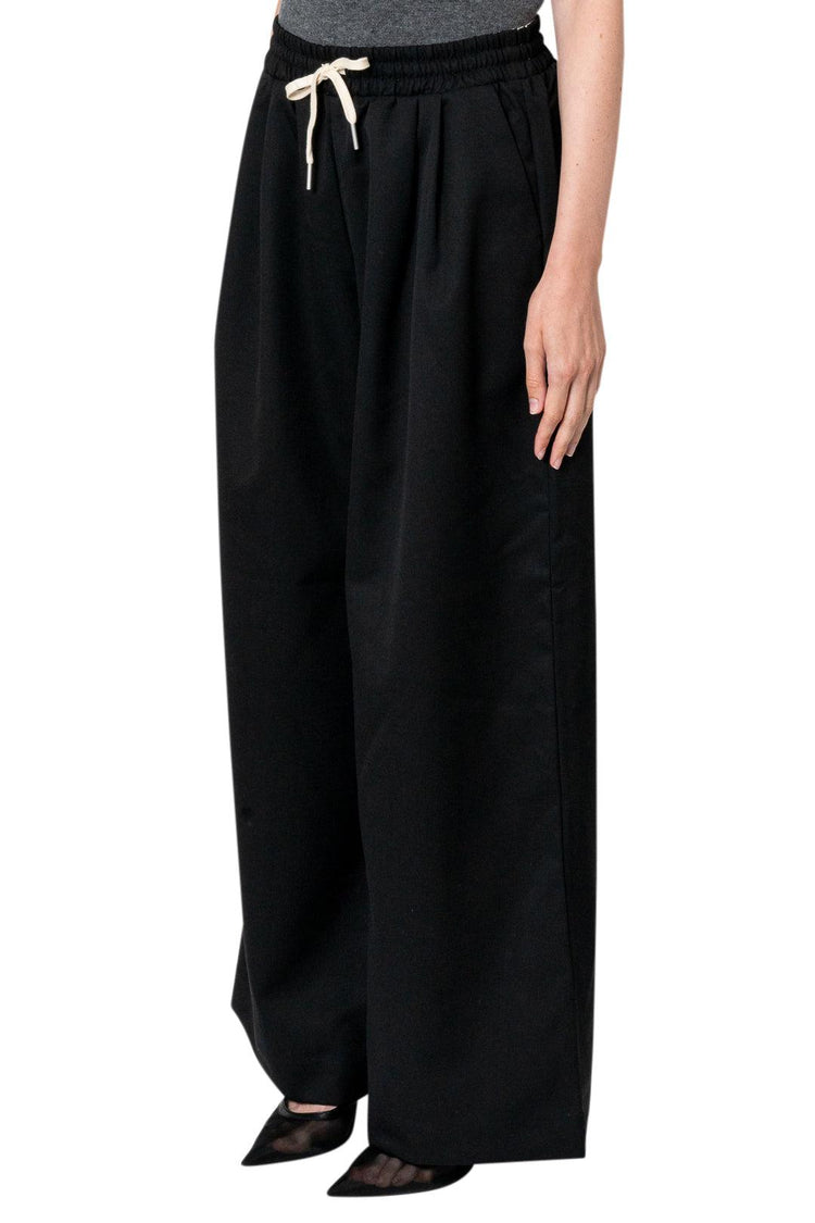 St. Agni-Wool Drawstring Pants-dgallerystore