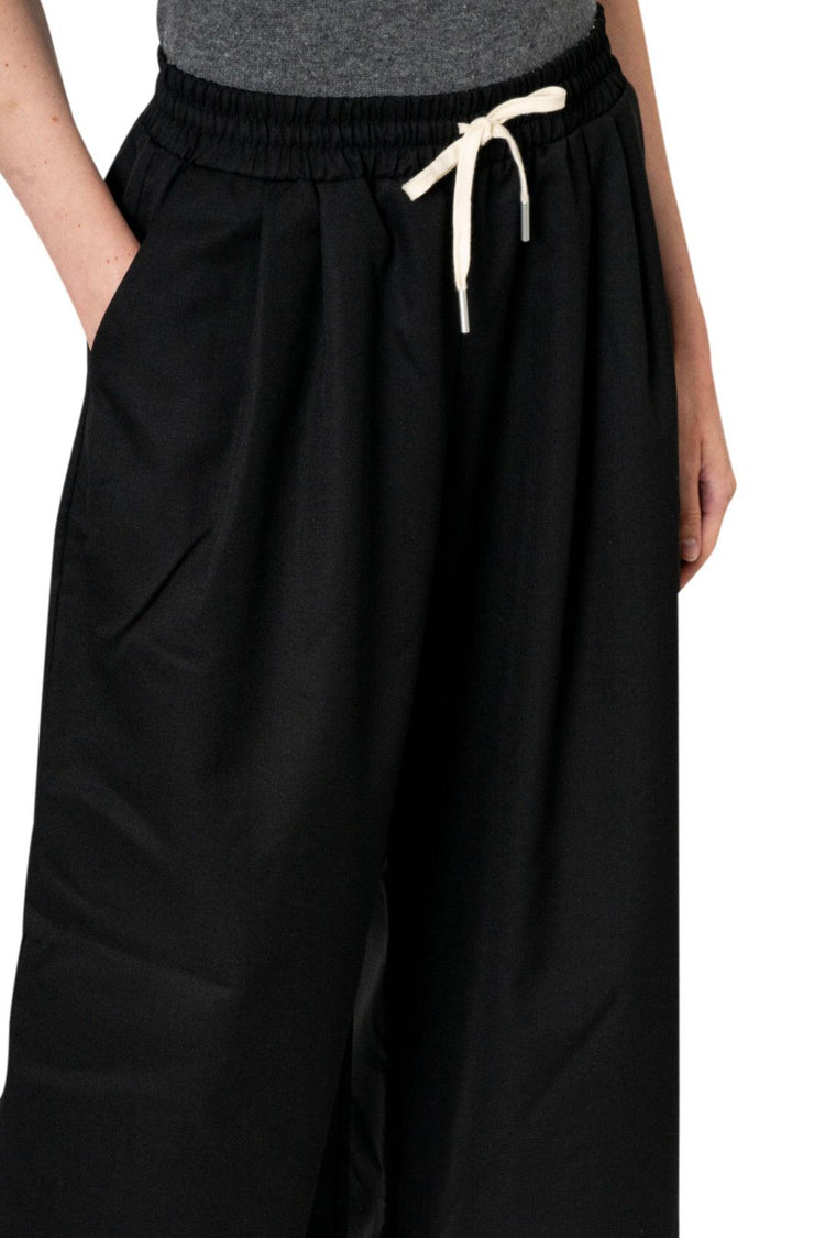 St. Agni-Wool Drawstring Pants-dgallerystore