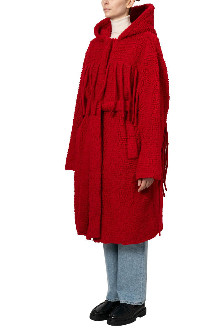 Stella Mccartney-Oversized Fringed Coat-C103 2022 232-dgallerystore