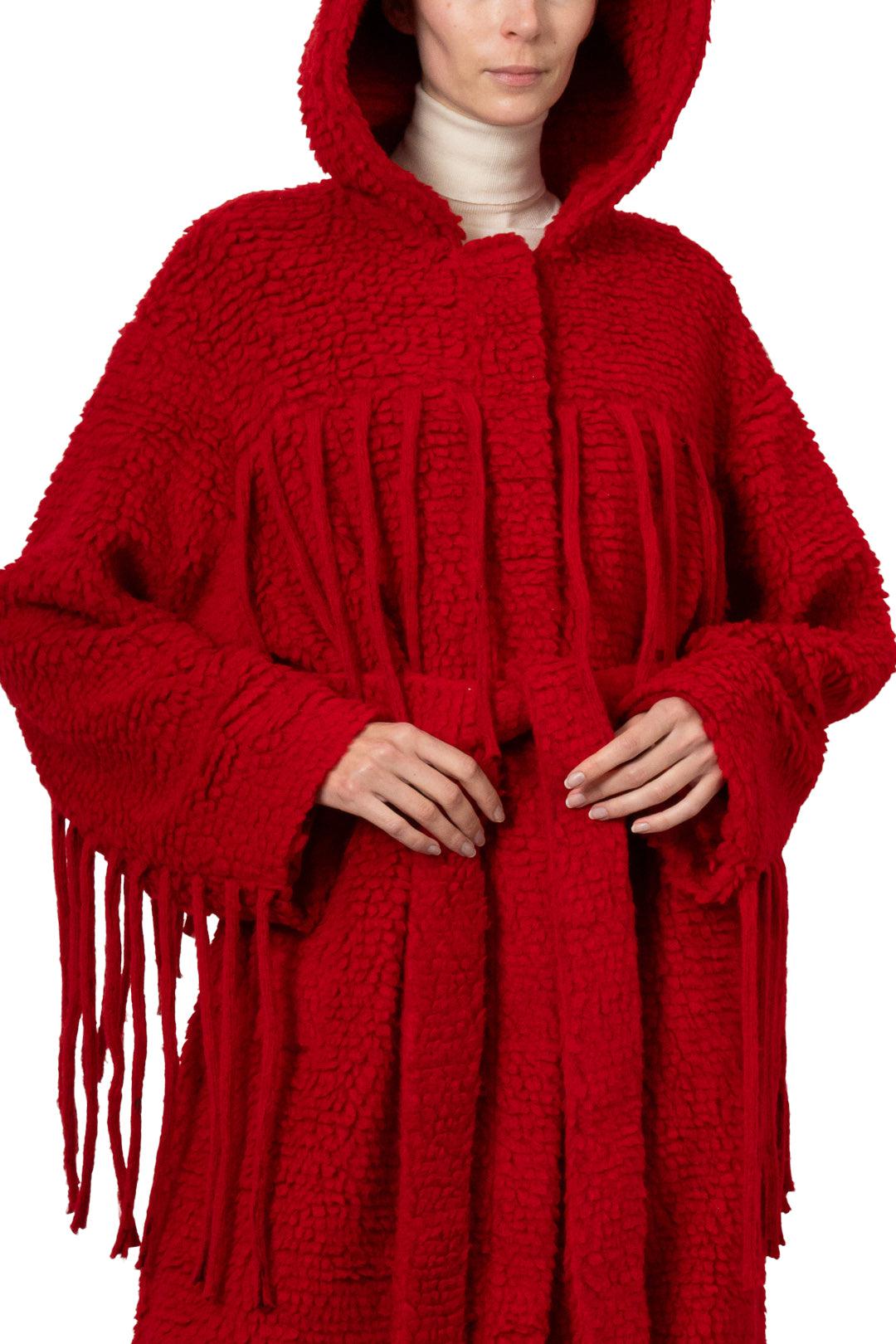 Stella Mccartney-Oversized Fringed Coat-C103 2022 232-dgallerystore